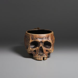 Memento Mori Skull Mug 12oz With Handle image 4