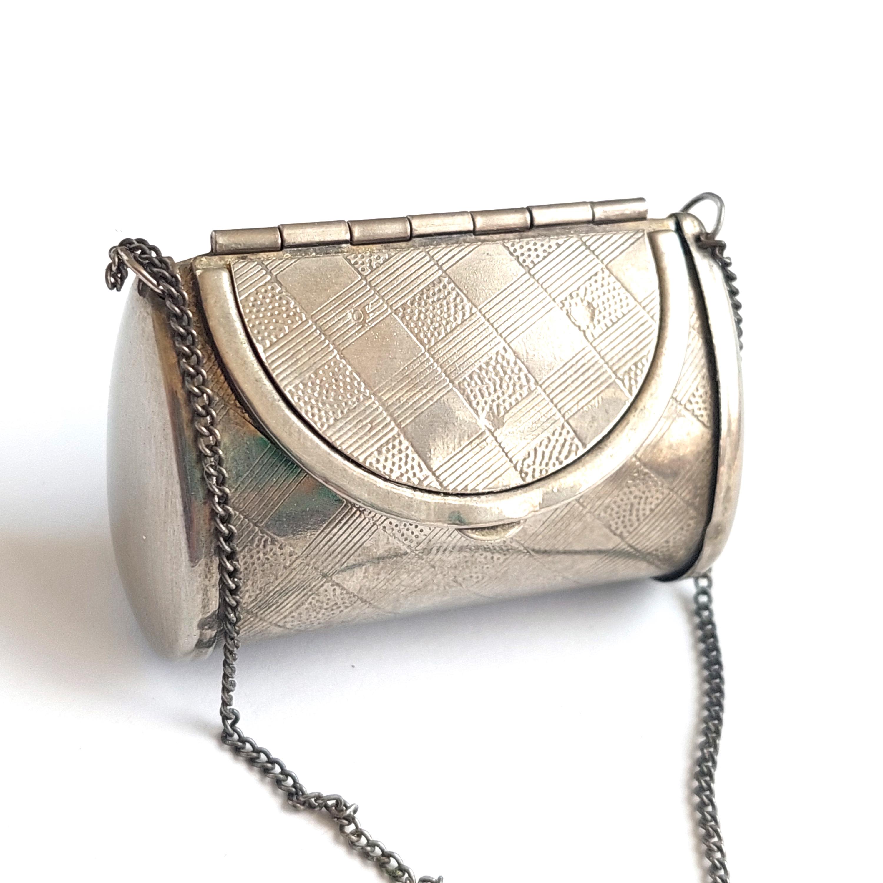 Viktorianische tasche silber