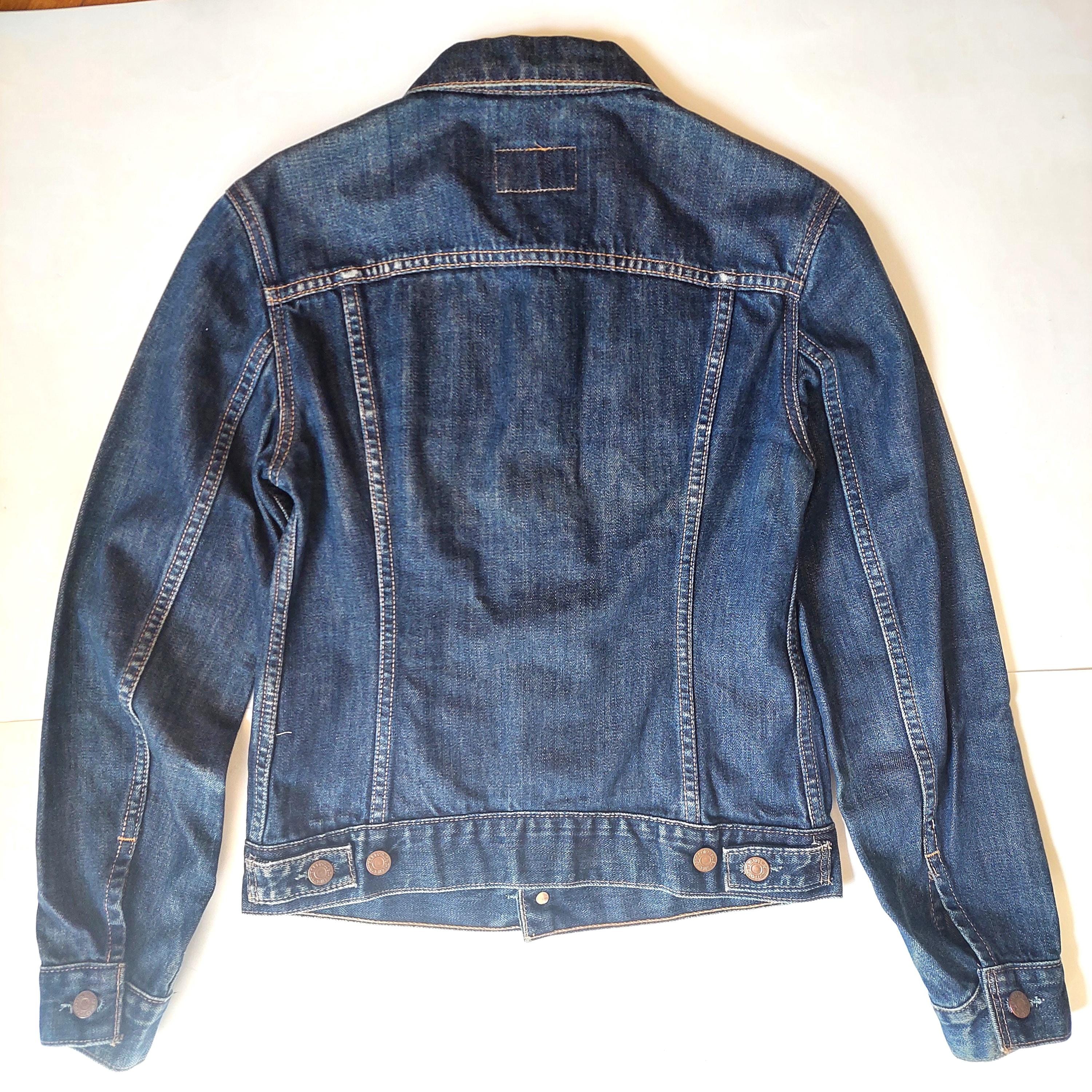 Vintage Levis 70590 04 Blue Denim Jacket Men Size Small Regular