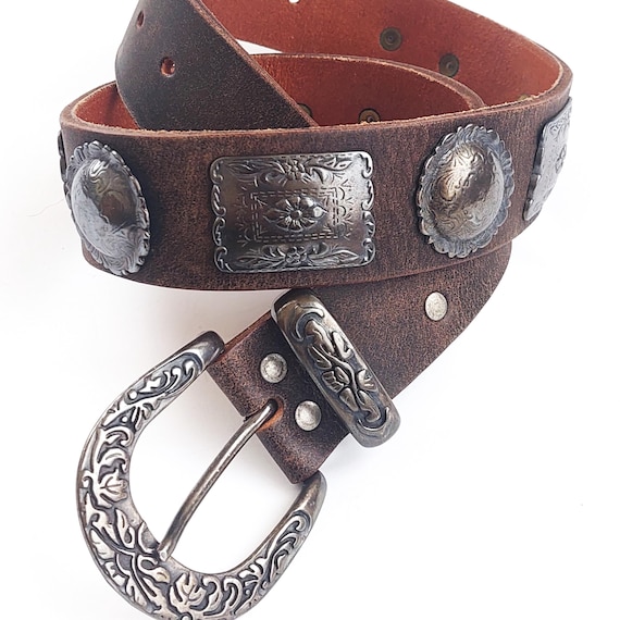 Vintage Ornate Genuine Leather Belt Vintage Arden B Genuine Leather Belt with | Mercari main image 4