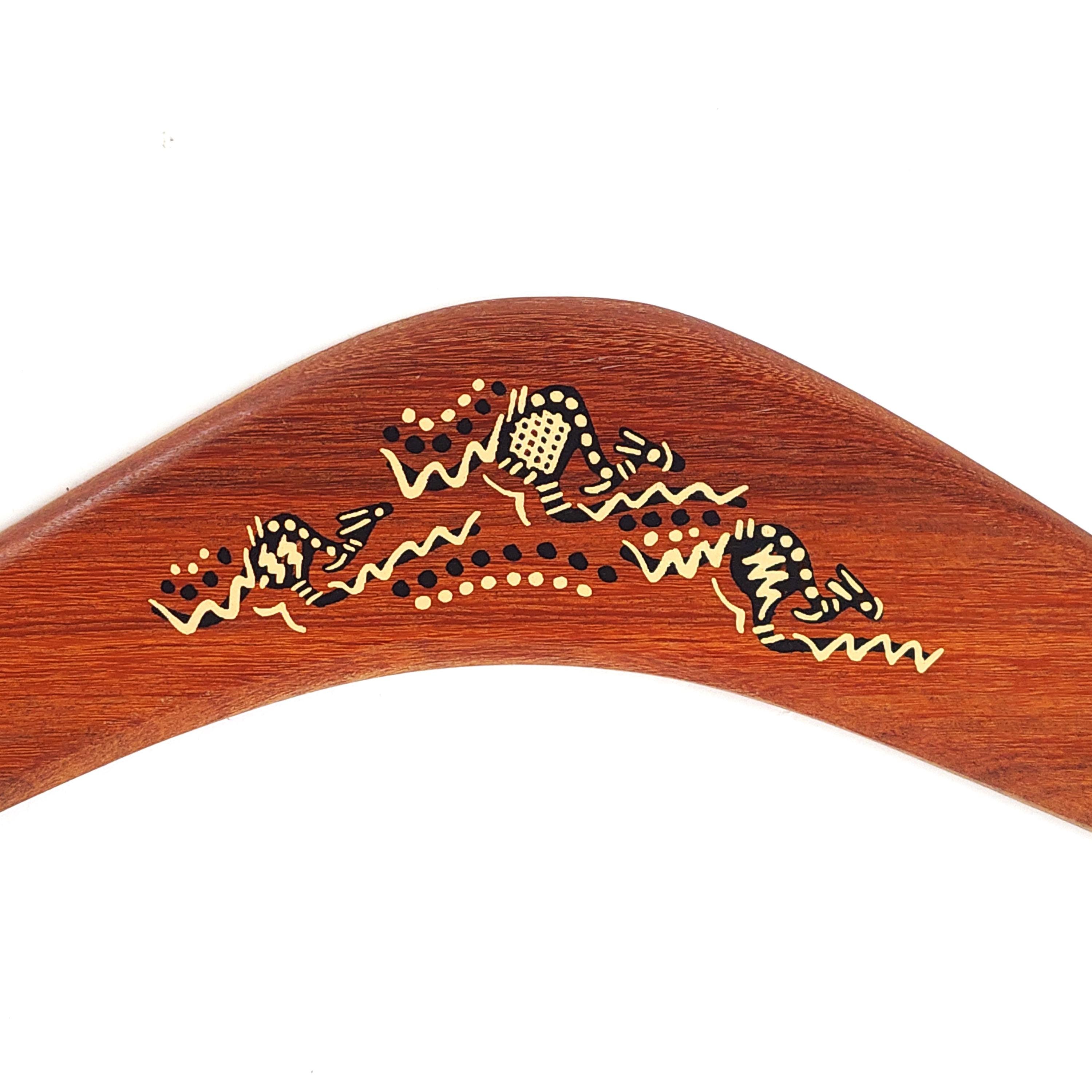 オーストラリアで手作りされたヴィンテージの木製ブーメラン