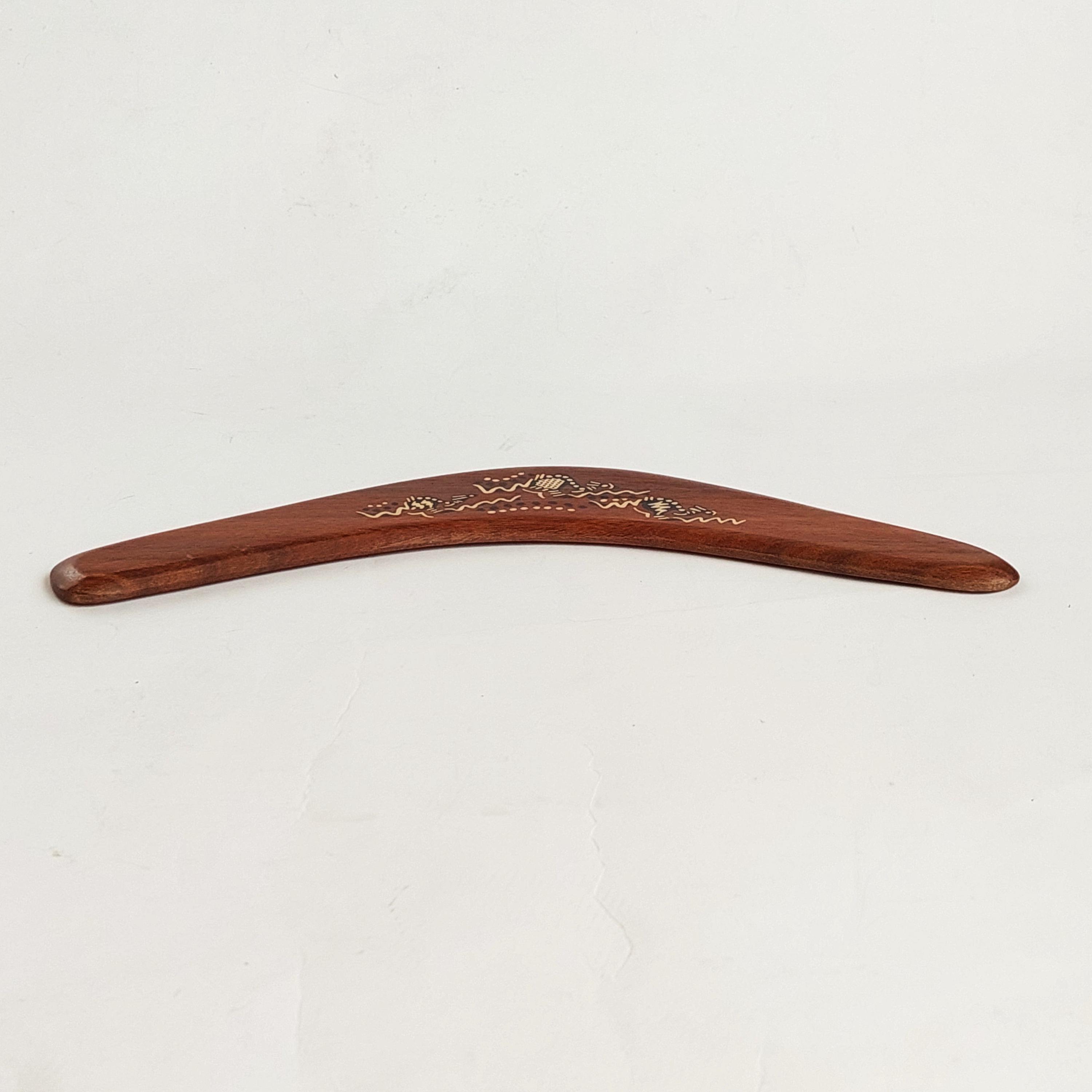 オーストラリアで手作りされたヴィンテージの木製ブーメラン