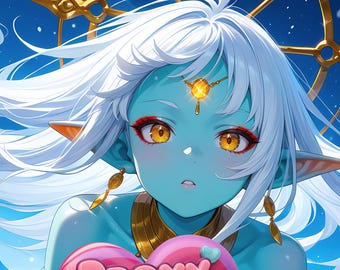 Wandering | TCG Proxy Card | Goblin Theme | Anime Waifu Custom Card for Commander EDH Decks