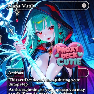Cofre de Mana | Carta Proxy MTG | Tema de Vampiro | Artefato