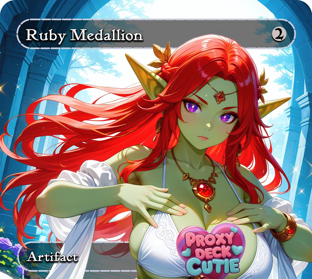 Ruby Medallion | TCG Proxy Card | Goblin Theme | Custom Card | for ...