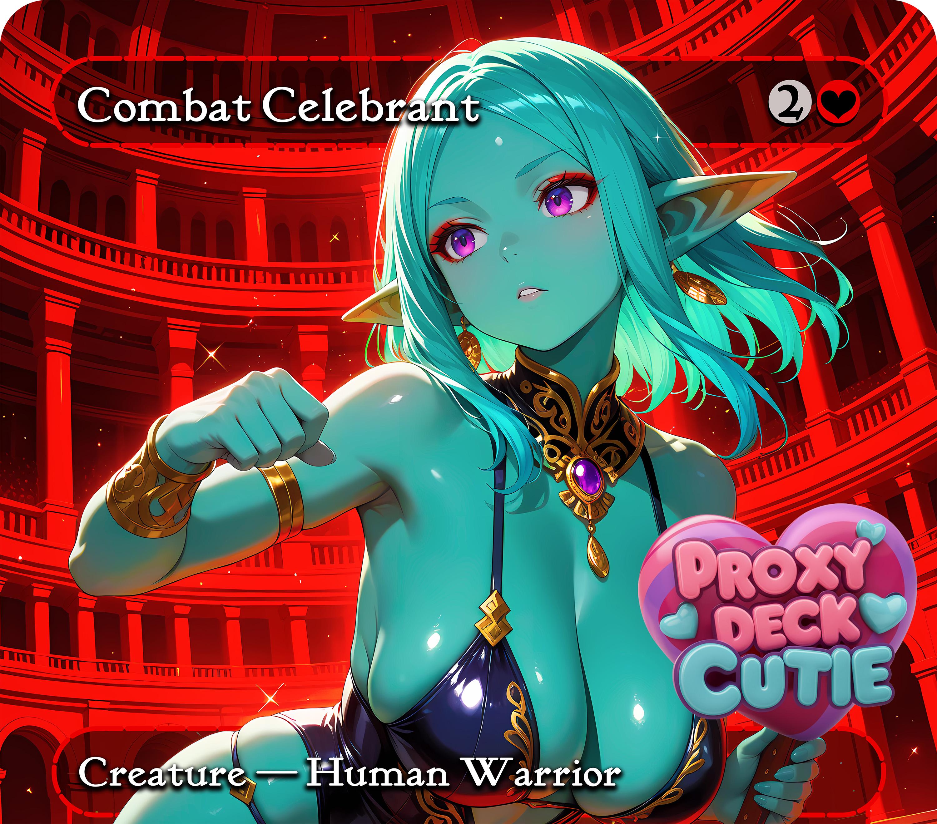 Combat Celebrant | TCG Proxy Card | Goblin Theme | Commander EDH