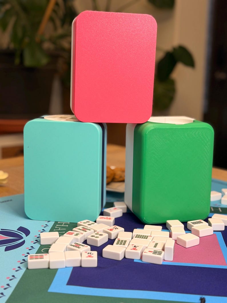 Mahjong Tile Decor | Custom Mahjong | 3D Printed Flower Vase - Etsy