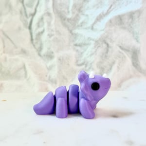 Triceratops Wiggler Fidget Toy | Desk Pet | Easter Egg Filler