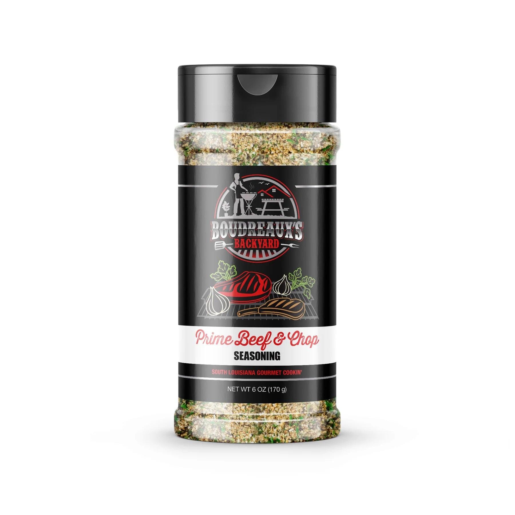 Boudreaux's Backyard Prime Beef & Chop Seasoning
