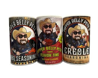 Pepper Belly Pete's Triple Threat Seasoning Trio