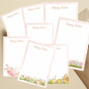Papel de carta de PASCUA IMPRIMIBLE en archivos PDF A4 y A5