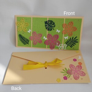 Money Envelopes for Cash Gift, Pretty Handmade Envelopes, Party Cash Holders, Envelope for Organizing Cash, Gift for Mom, Gift for Woman