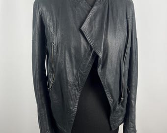 Zeldzame Surface To Air x Kim Gordon leren bikerjack maat 34 XS