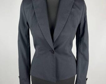 Schwarzer Dior Uniform Blazer Größe 38 (0439)
