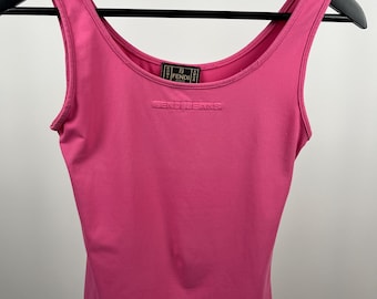 Vintage Fendi Jeans roze tanktop Y2K maat XS
