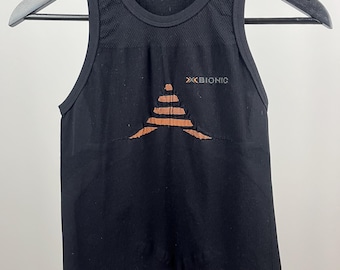 X-Bionic Energizer Man-voorkant mouwloos basislaag compressietop, maat S/M