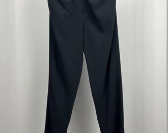 THE ROW dark viscose elastane ankle pants size 8 Made In USA (0103)
