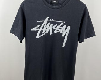 Vintage 90's Stussy Usa Spell Out T Shirt Medium Stussy Big Logo