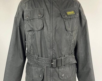 Barbour International A7 Jacket Mens, Black (size C36) - Etsy