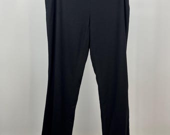Jil Sander Mainline Schwarze Minimalist Hose Italien Gr. 54 / XL
