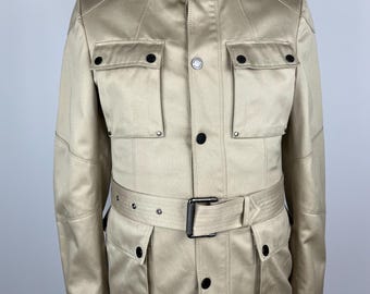 Belstaff Italy Cotton Field Jacket Putty Beige Men's Size M IT 48