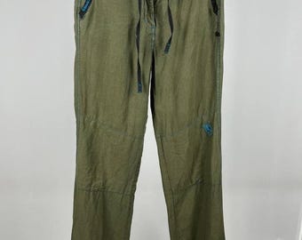 Black Diamond Damen 100% gefütterte grüne Hose Größe S (0474)