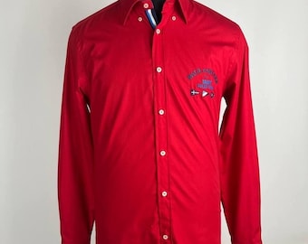 Paul & Shark Yachting Mens Red Shirt Size M (0526)