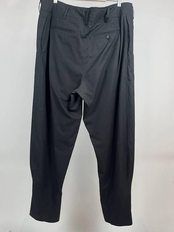 トム　フォード　サンローラン　トラウザー52 Vintage Yves Saint Laurent by Tom Ford Black Pants Size 52 (0514