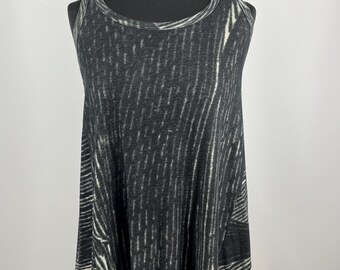 Rundholz Avant-garde tanktopblouse met zwarte strepen, maat M