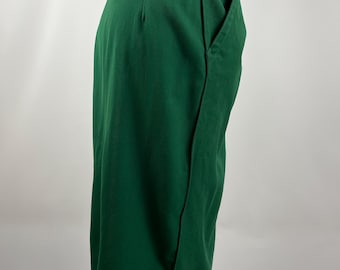 Vintage Gianni Versace Womens Green Skirt Size M