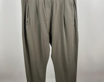 Thom/krom grijs/beige broek met laag kruis avant-gardestijl maat L