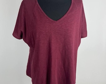 Ba&sh Red Womens Owersized Tshirt Size 1 (0533)
