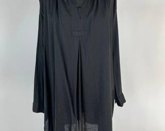 Pas De Calais Womens Black Blouse Size 38 (0244)