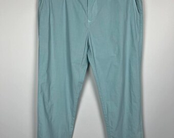 Burberry Brit Men's Mint Green Lightweight Casual Summer Chino Trousers Size W34
