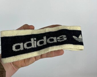 Vintage Adidas-hoofdband 80's-logo (0256)