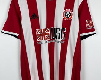 Adidas Sheffield United 2019/20 Heimtrikot Größe L DX3763 USG Patenon