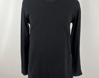 Hannes Roether Avant Garde Black Solid Long Sleeve Size M