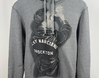 Dolce & Gabbanna Rocky Marciano Grey Hoodie Size 44