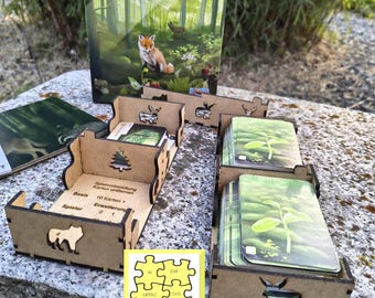 Inlay / Organizer für Mischwald [ Forest Shuffle ] - Digitaldatei  tauglich für alle marktüblichen Sleeves