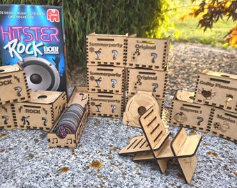 Organizer inlay for Hitster including mobile phone holder - Compatible with all editions (set)