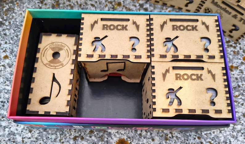 Digitaldateien für Hitster Einzelboxen / Big Box / Tokentruhen / Handyhalterung Gesamtset für Lasercut Bild 9