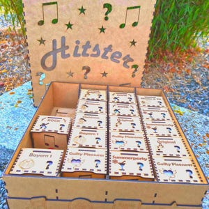 Big Box / Sammelbox / für Einzelboxen Organizer passend für Hitster und Zubehör inkl. Tokeneinsatz