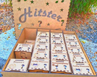 Big Box / Collection Box / Organizer for individual boxes suitable for Hitster and accessories incl. token insert