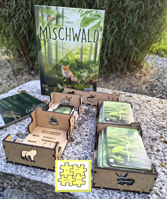 Inlay / Organizer for Mixed Forest [ Forest Shuffle ] - Digital File  Suitable for All Standard Sleeves - Etsy