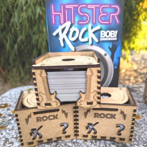 Digitaldateien für Hitster Einzelboxen / Big Box / Tokentruhen / Handyhalterung Gesamtset für Lasercut Bild 6