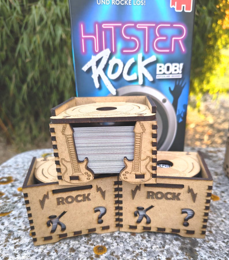 Digitaldateien für Hitster Einzelboxen / Big Box / Tokentruhen / Handyhalterung Gesamtset für Lasercut Bild 6