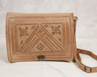 モロッコレザーバッグ、本革クロスボディバッグ、モロッコショルダー