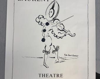 YSL 1983 LOVE Poster (c) Yves Saint Laurent Foundation - Etsy