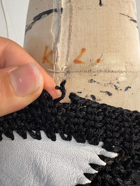 Bubu vintage patchwork sweater - image 4