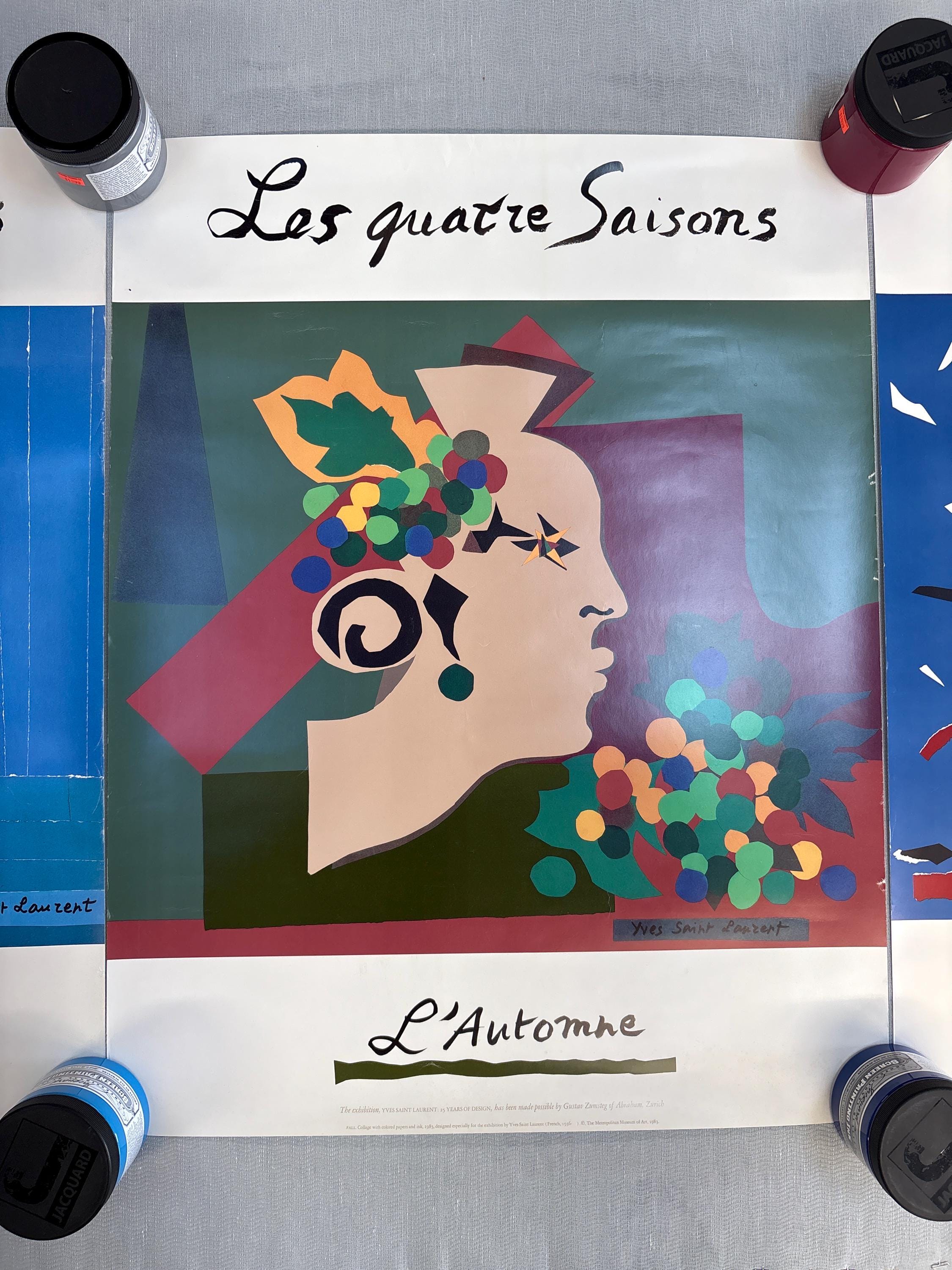 Les Quatre Saisons (the Four Seasons) Yves Saint Laurent Posters 